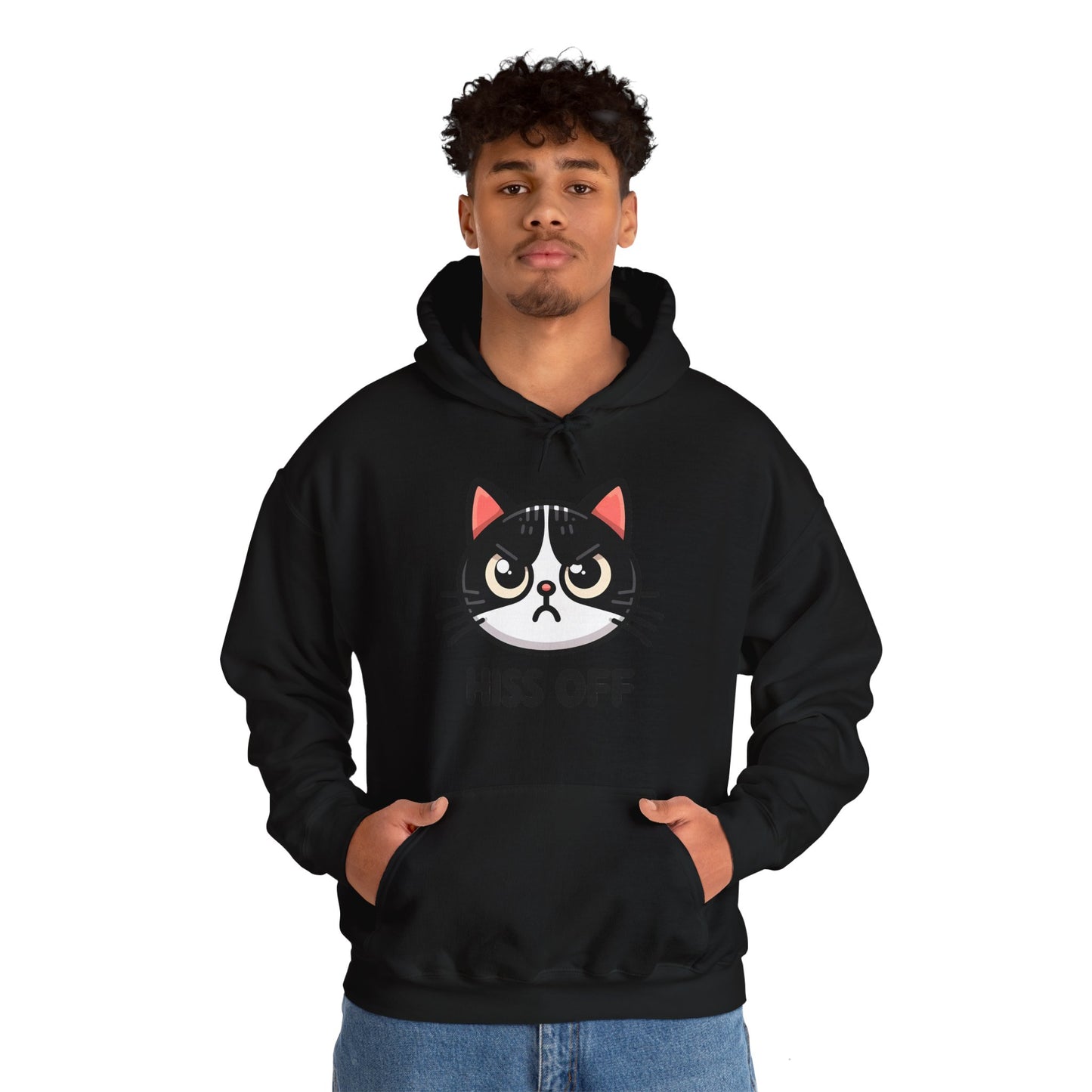 Hiss Off Gender-Neutral Hoodie