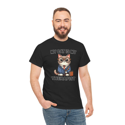 My Cat is My Therapist T-Shirt