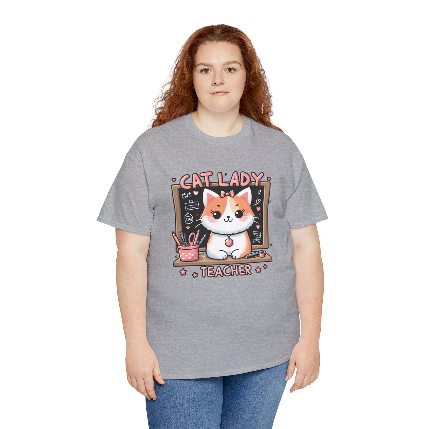 Cat Lady Teacher T-Shirt