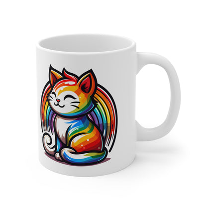 Rainbow Cat Mug