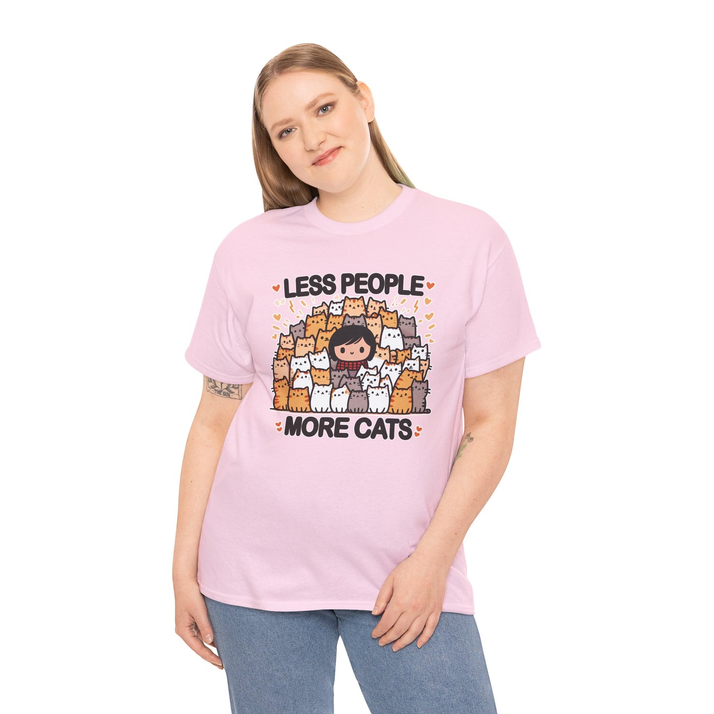 Less People More Cats T-Shirt