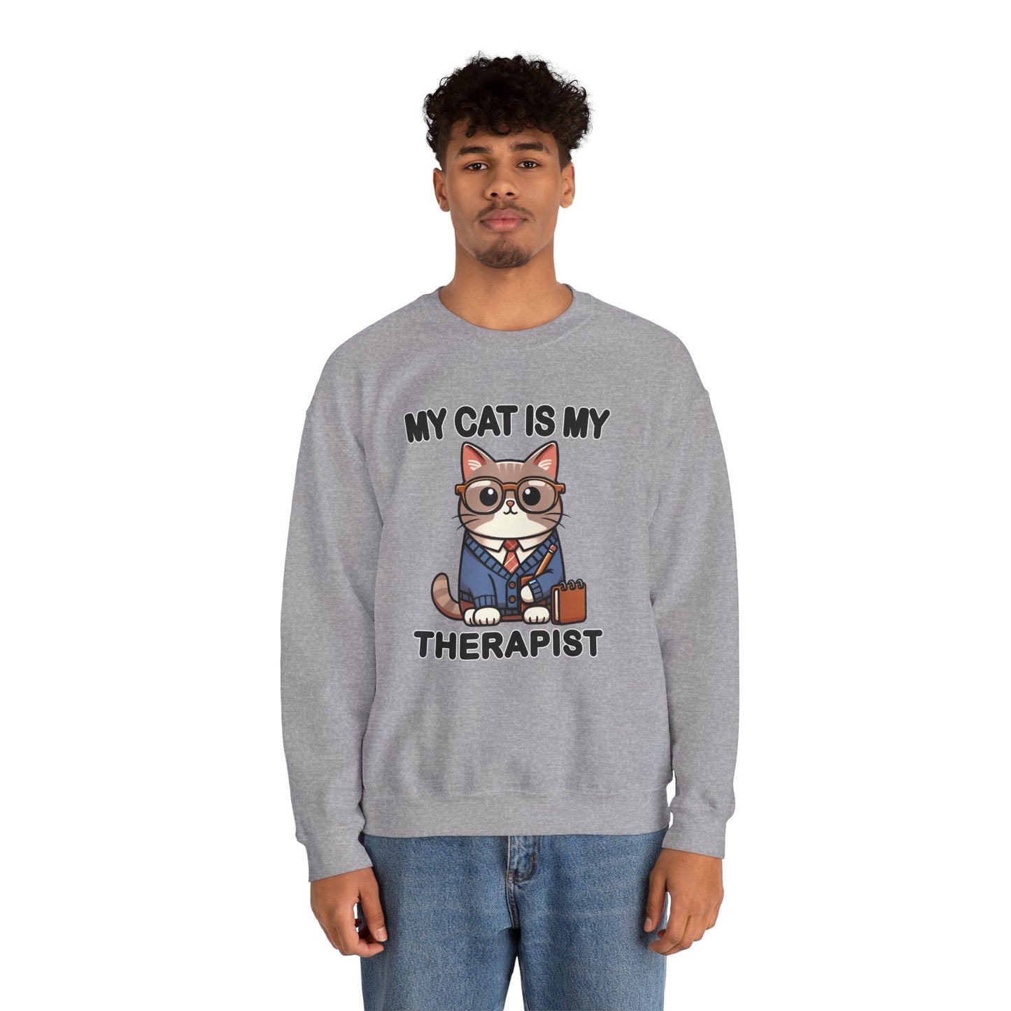 My Cat is My Therapist Sweatshirt