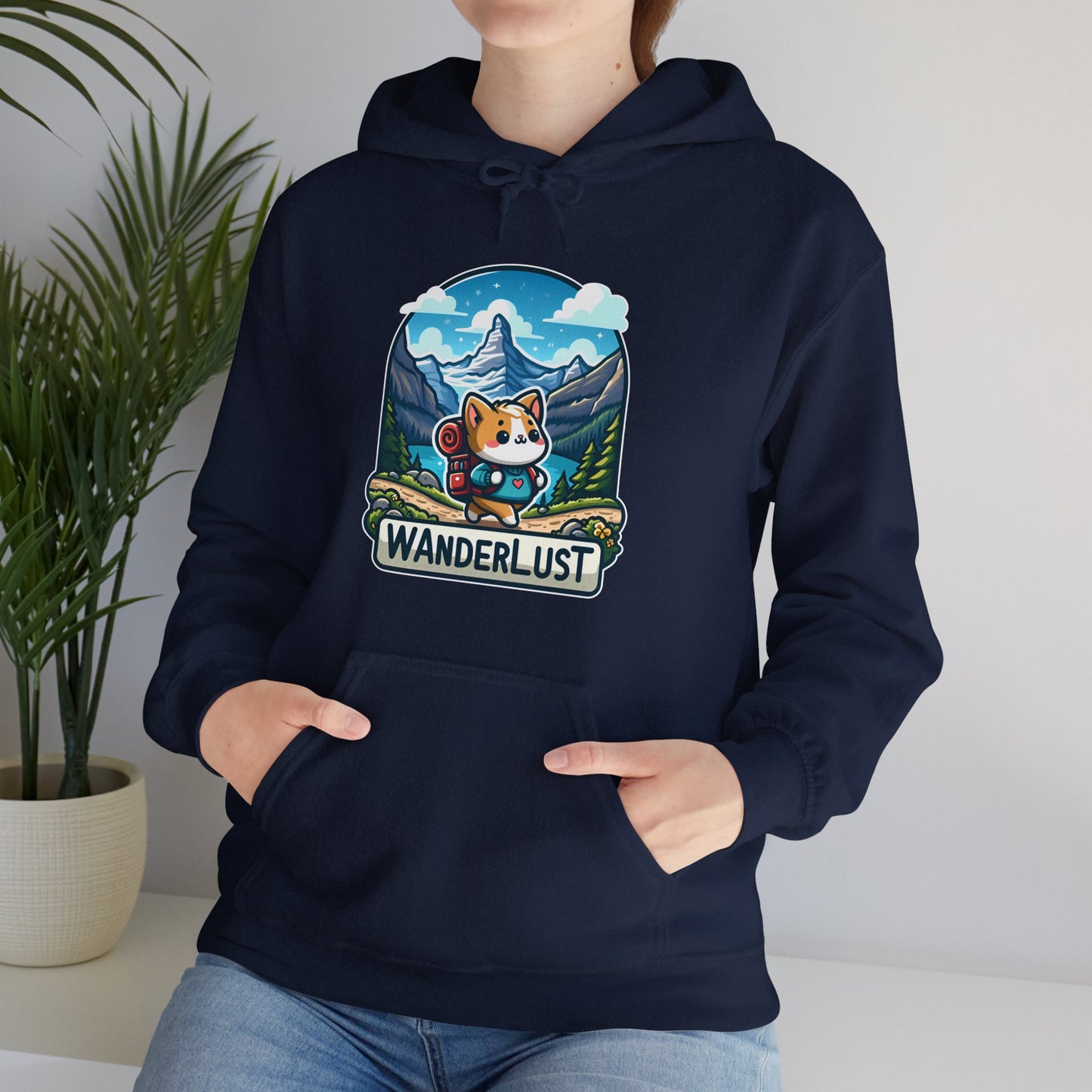 Wanderlust Gender-Neutral Hoodie