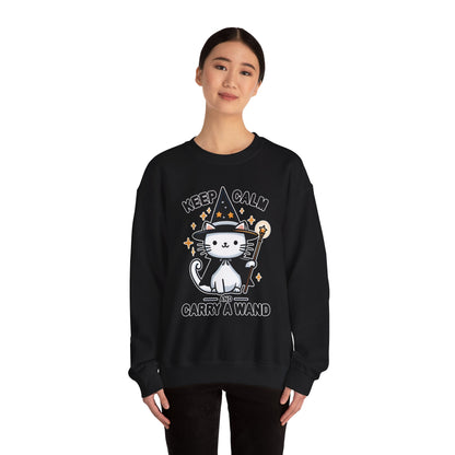 Keep Calm and Carry a Wand Sweatshirt