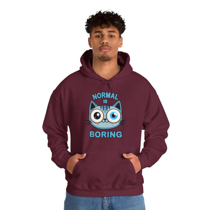 Normal is Boring Gender-Neutral Hoodie