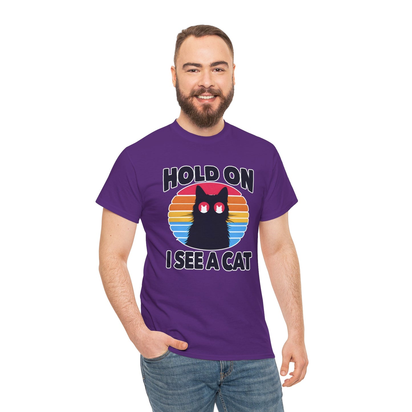 Hold On. I See a Cat T-Shirt