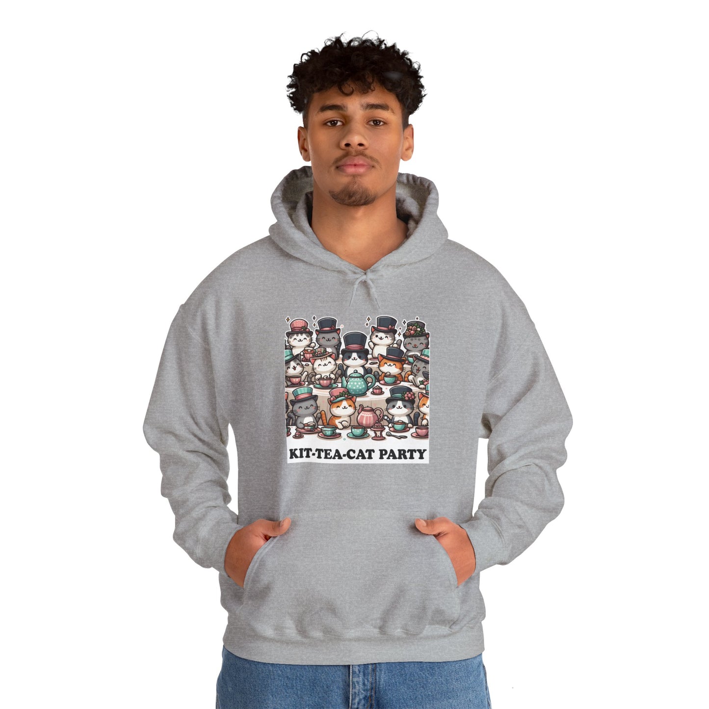 Kit-Tea-Cat Party Hoodie