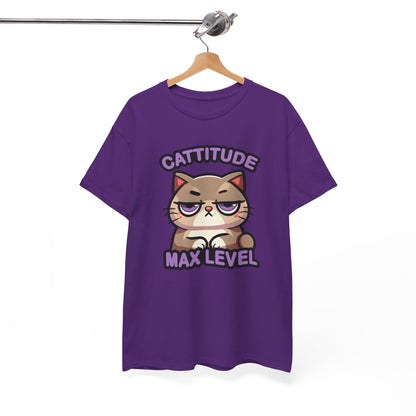 Cattitude Max Level T-Shirt