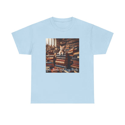 Cats, Books, and Cozy Nooks T-Shirt