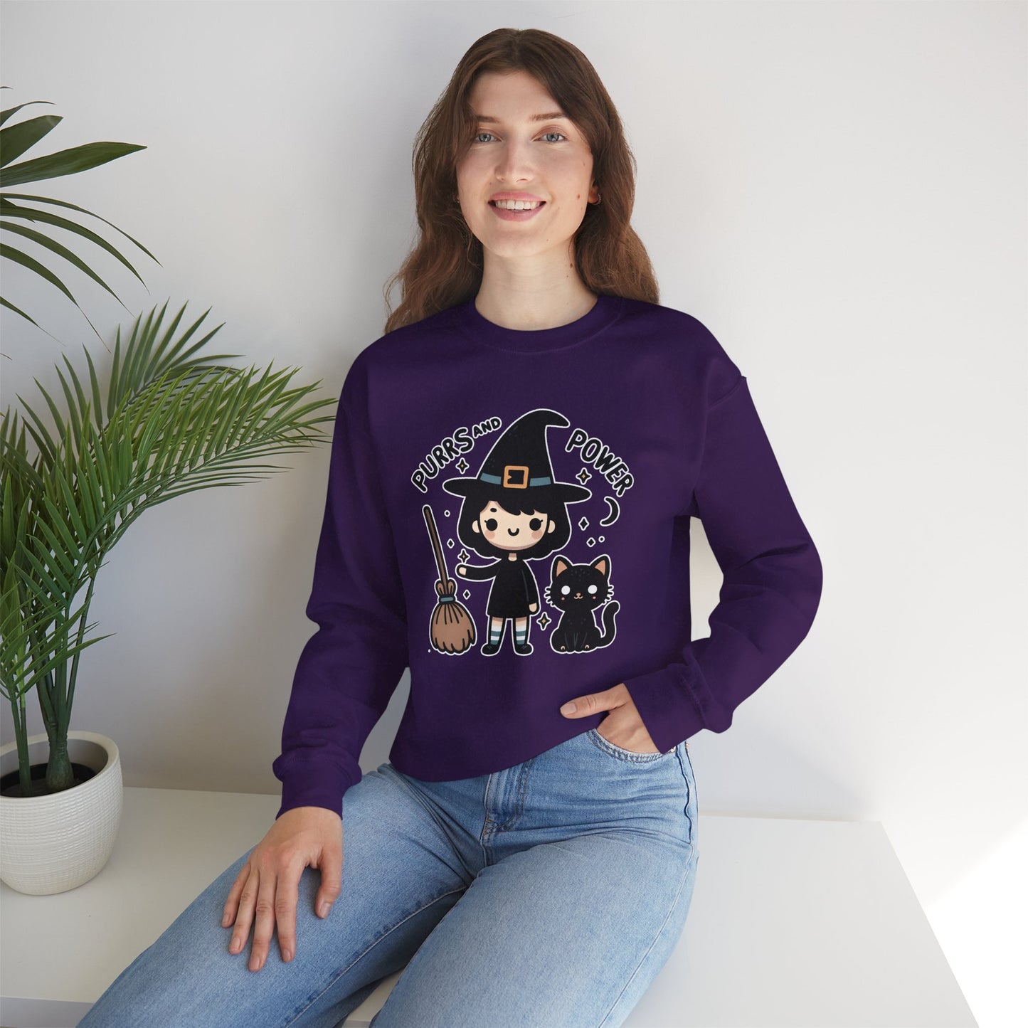 Purrs & Power Sweatshirt