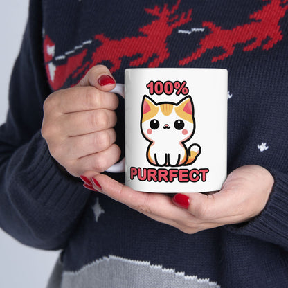 100% Purrfect Mug