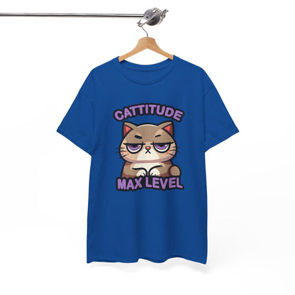 Cattitude Max Level T-Shirt