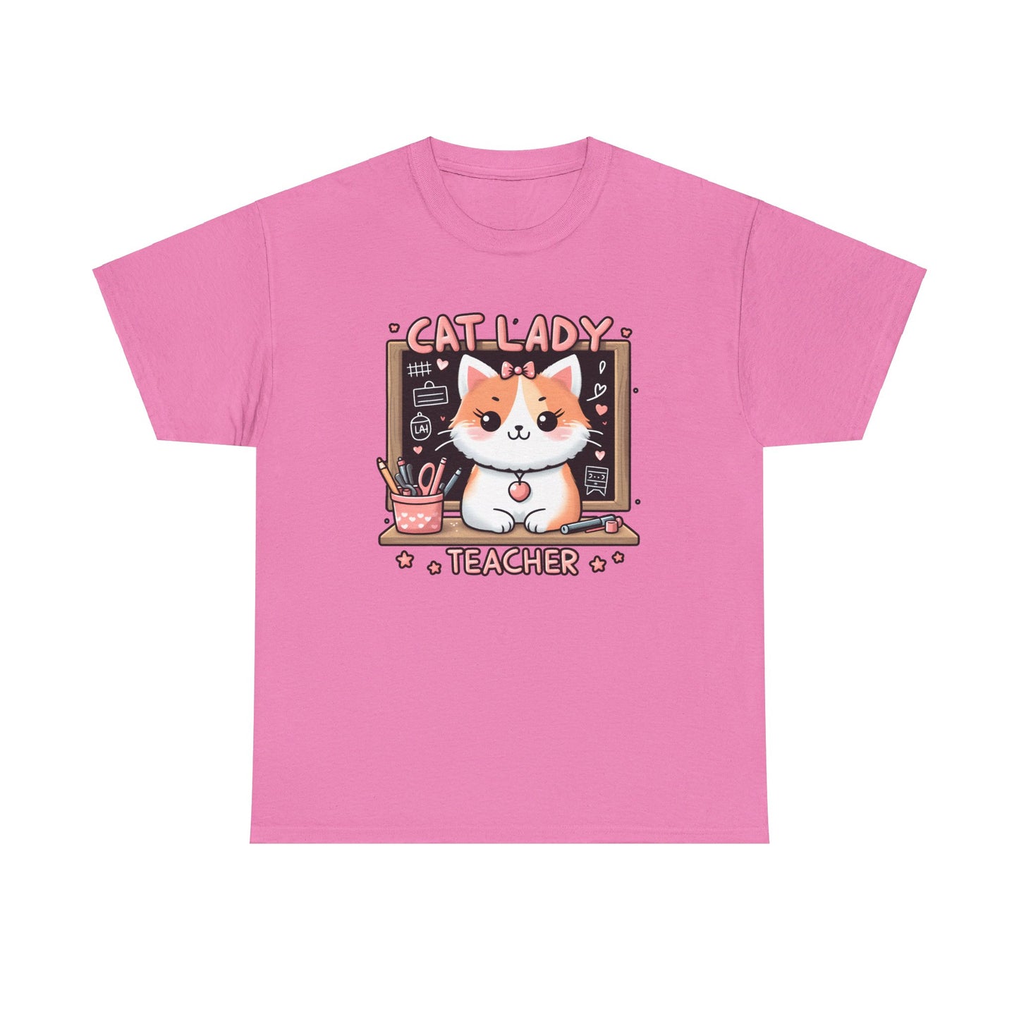 Cat Lady Teacher T-Shirt