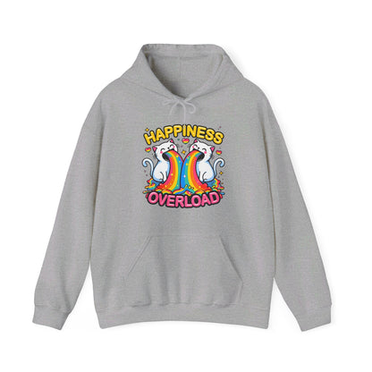 Happiness Overload Gender-Neutral Hoodie