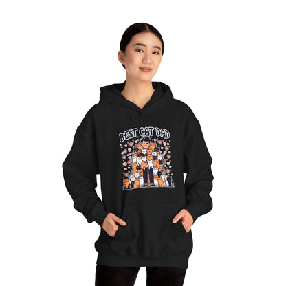 Best Cat Dad Gender-Neutral Hoodie