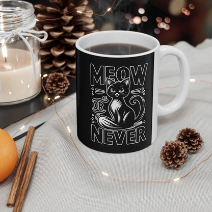 Meow or Never Mug