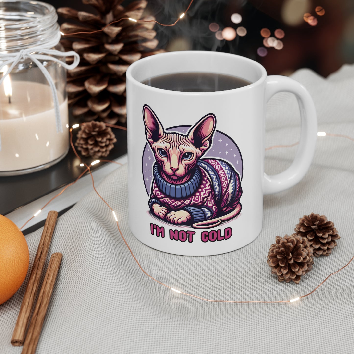 Sweater Cat Mug