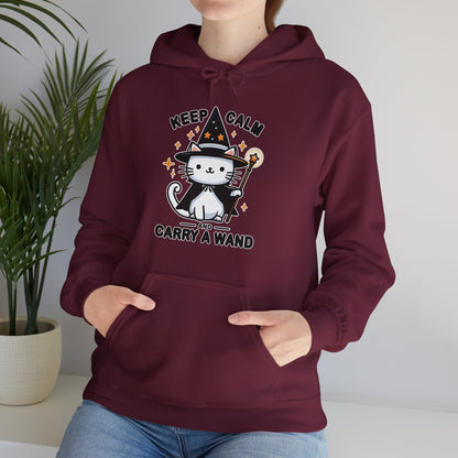 Keep Calm and Carry a Wand Gender-Neutral Hoodie