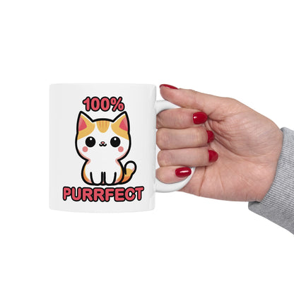 100% Purrfect Mug