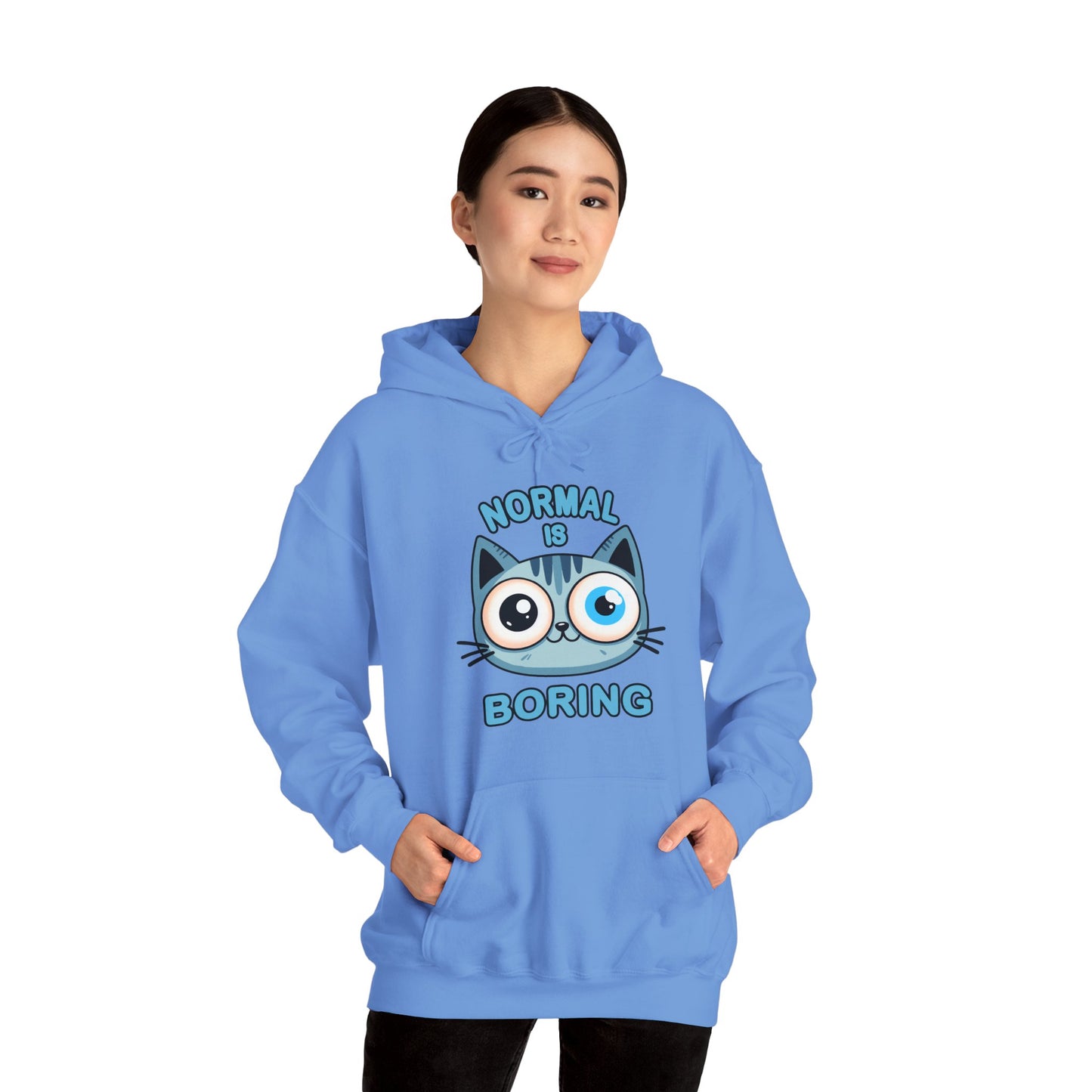 Normal is Boring Gender-Neutral Hoodie