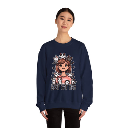 Best Cat Mom Sweatshirt