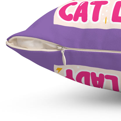 Crazy Cat Lady Square Pillow