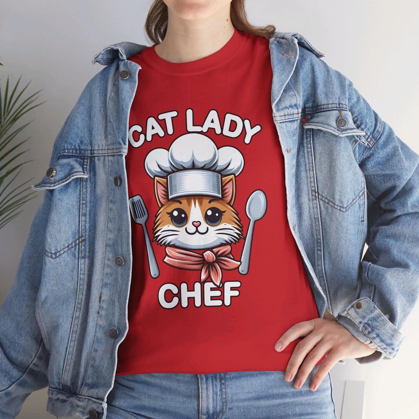 Cat Lady Chef T-Shirt