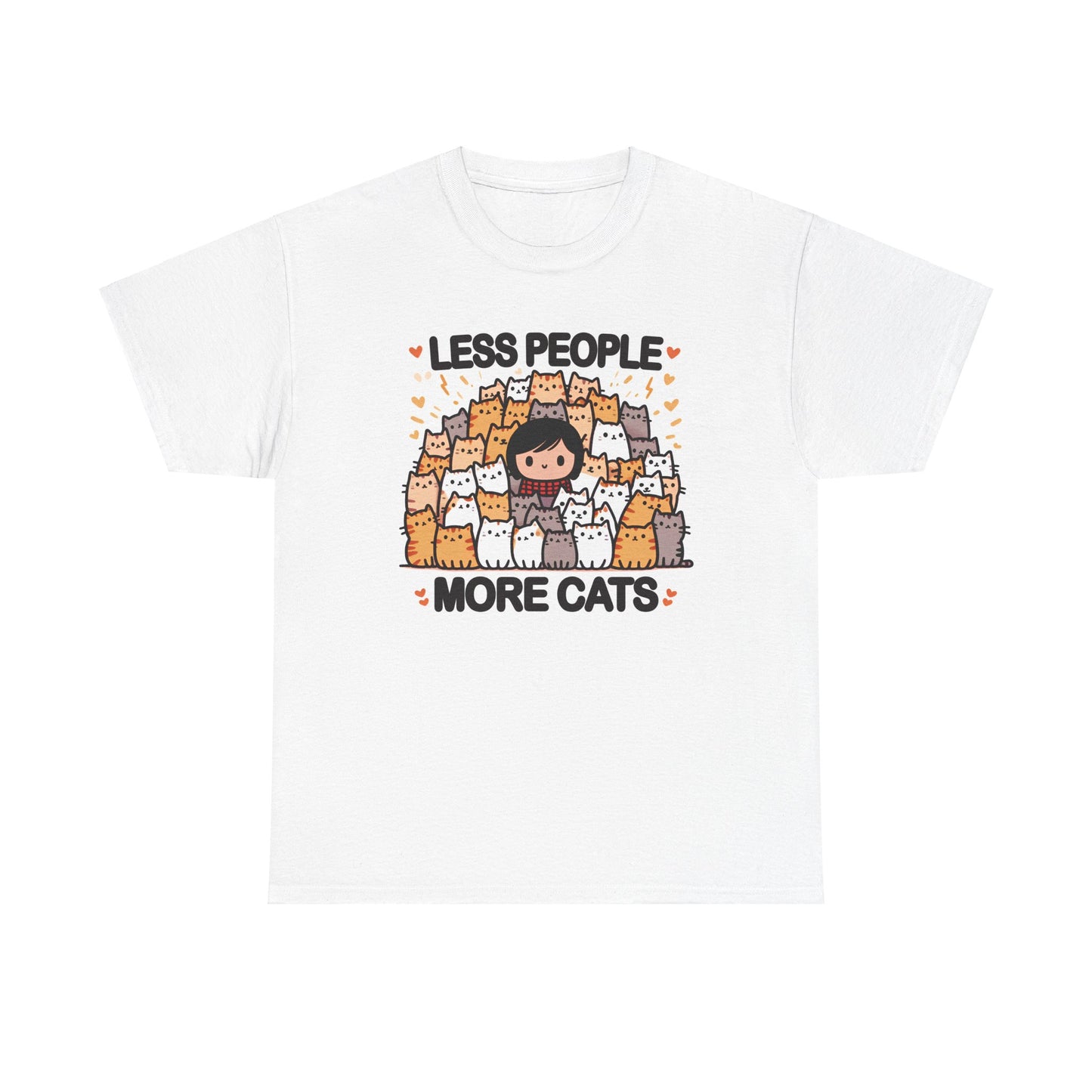 Less People More Cats T-Shirt