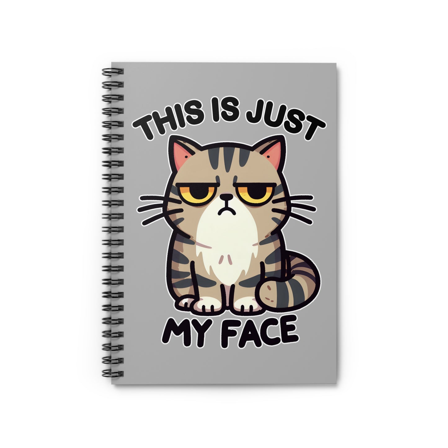 This is Just My Face Spiral Notebook