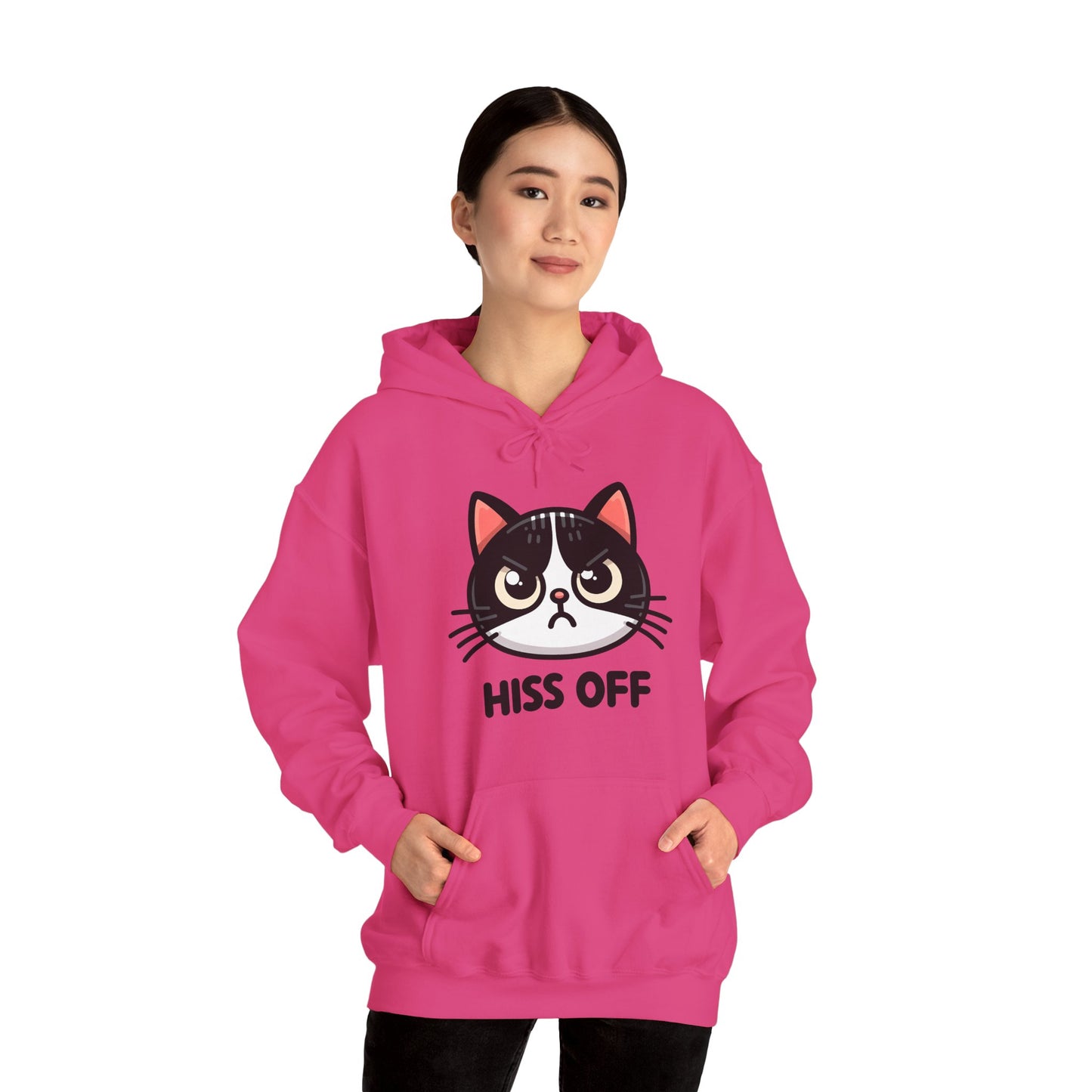 Hiss Off Gender-Neutral Hoodie