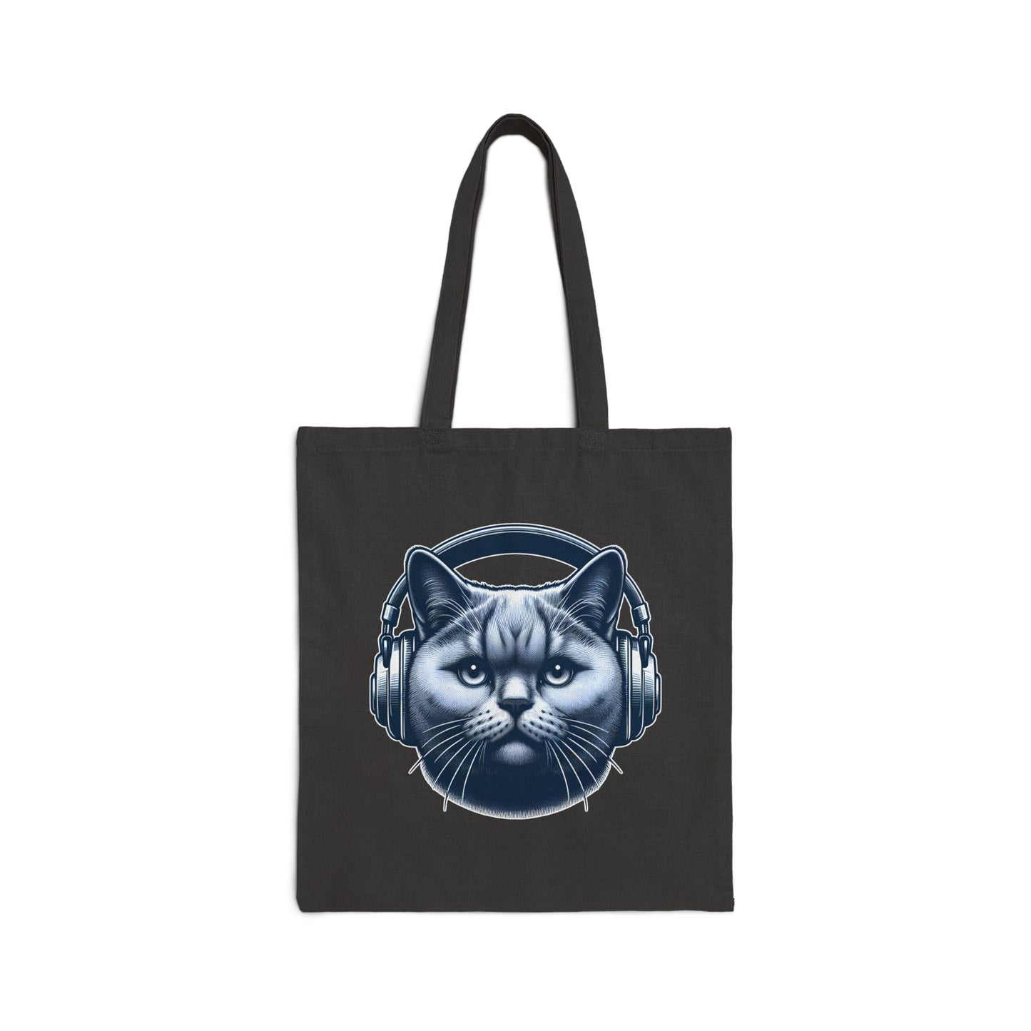 Headphones Cat Tote