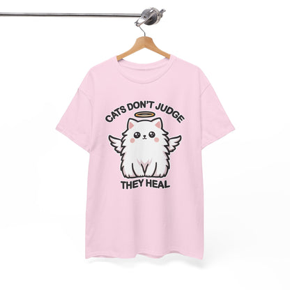 Cats Don't Judge They Heal T-Shirt