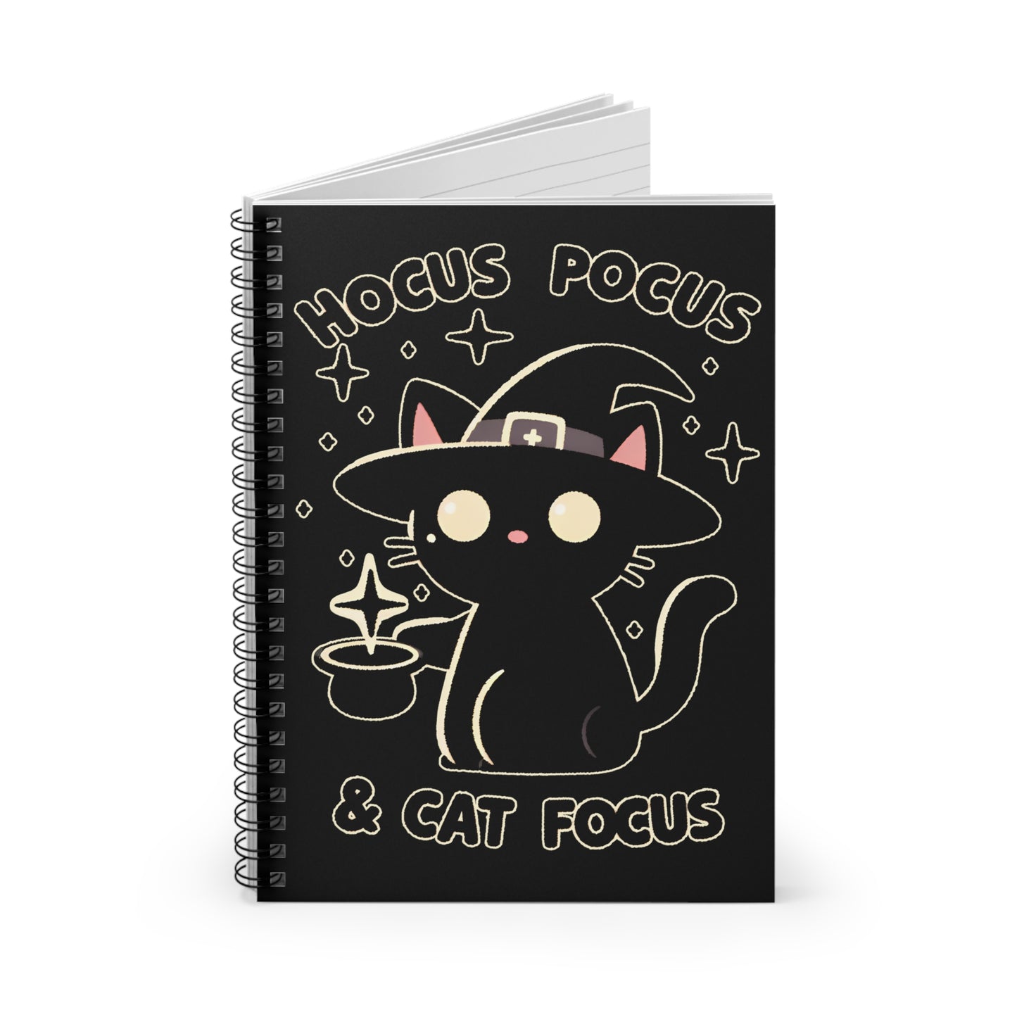 Hocus Pocus & Cat Focus Notebook