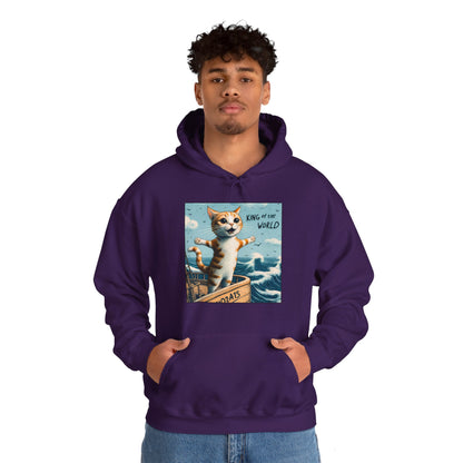 King of the World Gender-Neutral Hoodie
