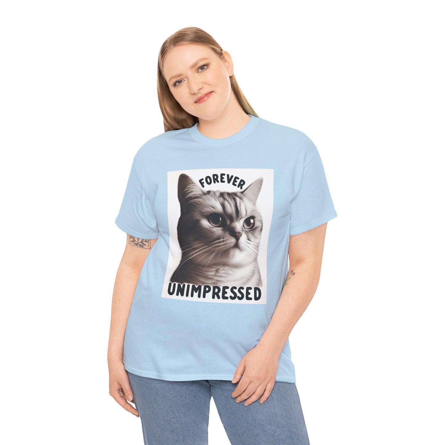 Forever Unimpressed Cat T-Shirt