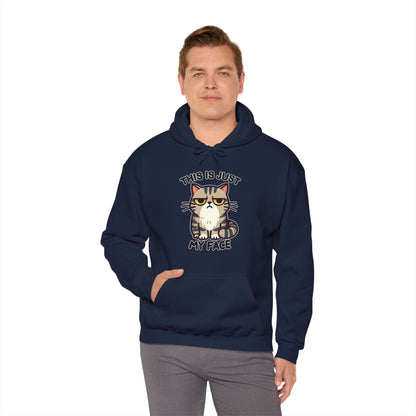 This is Just My Face Gender-Neutral Hoodie