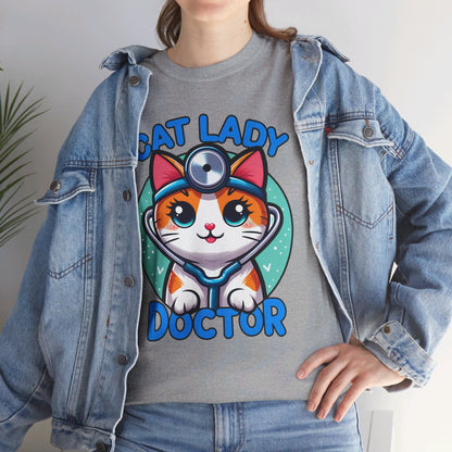 Cat Lady Doctor T-Shirt