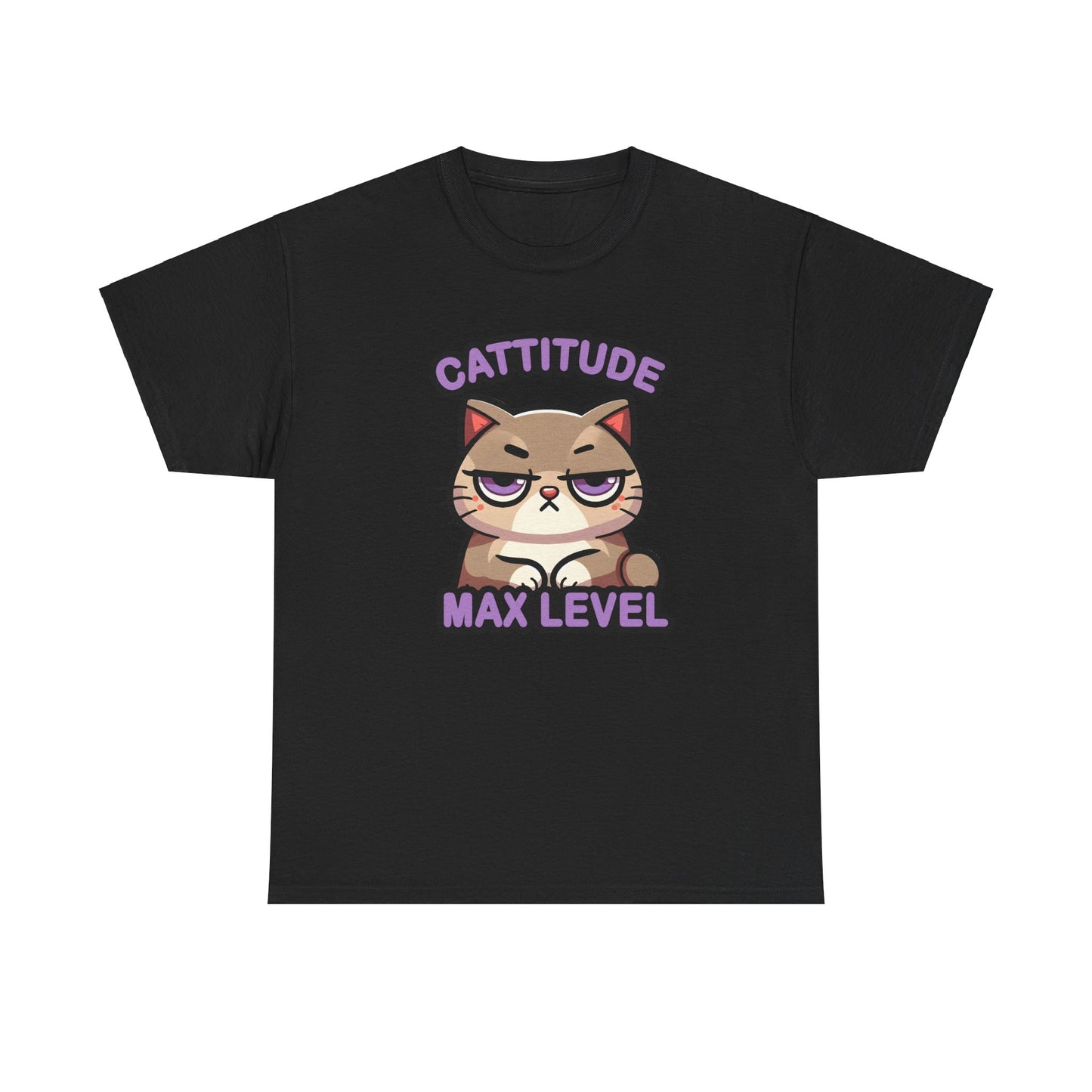 Cattitude Max Level T-Shirt