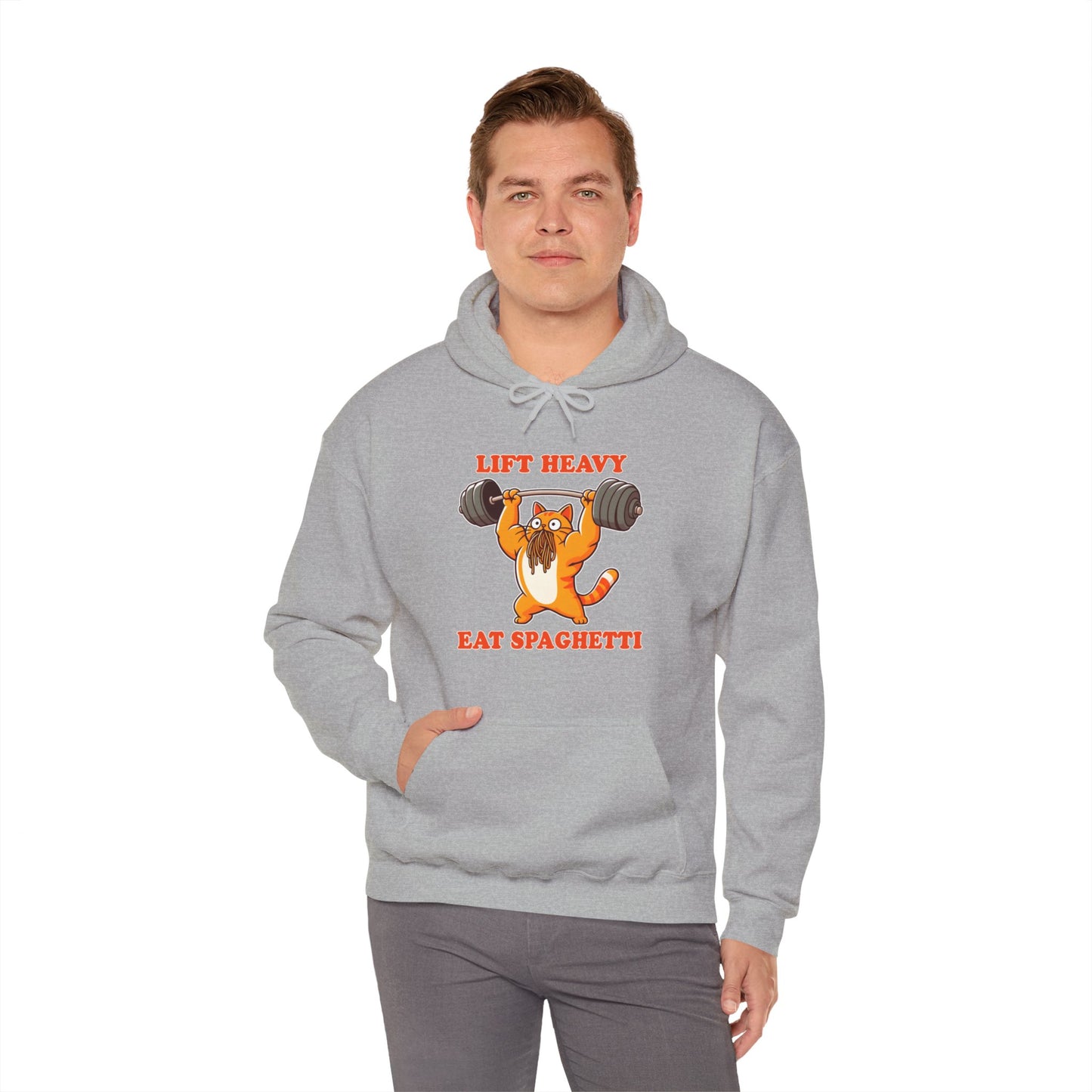 Lift Heavy, Eat Spaghetti Hoodie