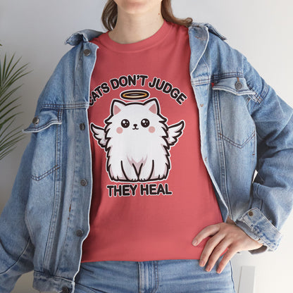 Cats Don't Judge They Heal T-Shirt