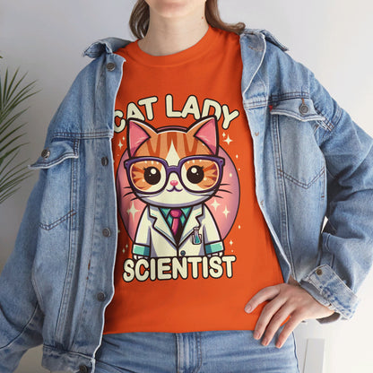 Cat Lady Scientist T-Shirt