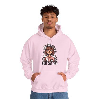 Best Cat Mom Gender-Neutral Hoodie