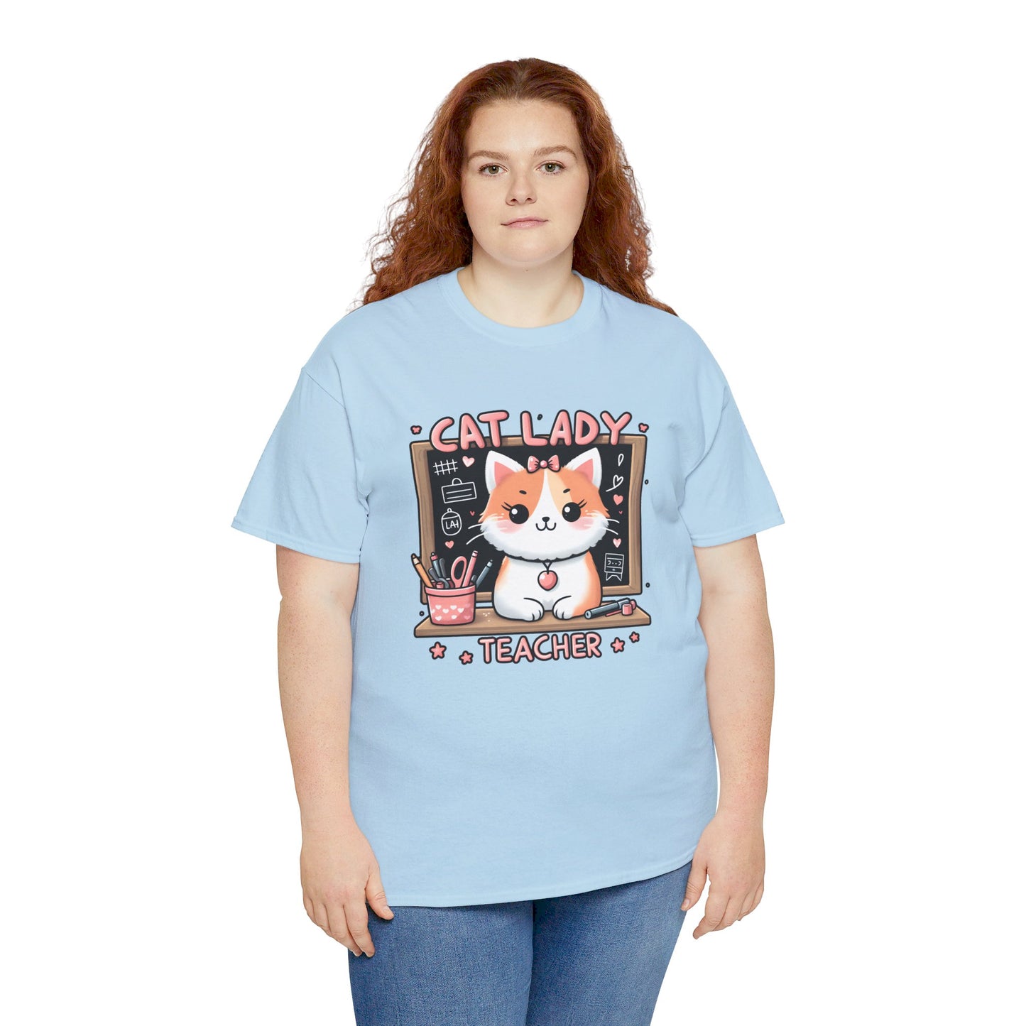 Cat Lady Teacher T-Shirt