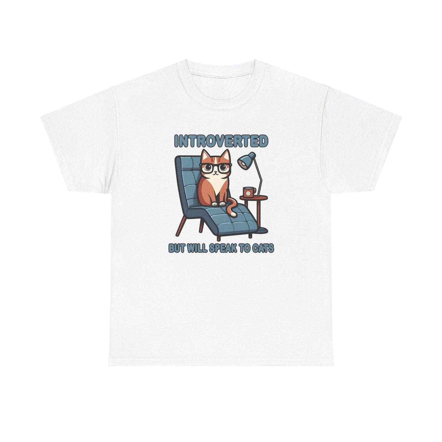 Introvert, But Will Speak to Cats T-Shirt