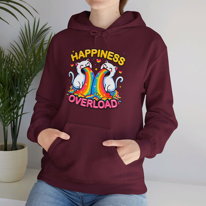 Happiness Overload Gender-Neutral Hoodie