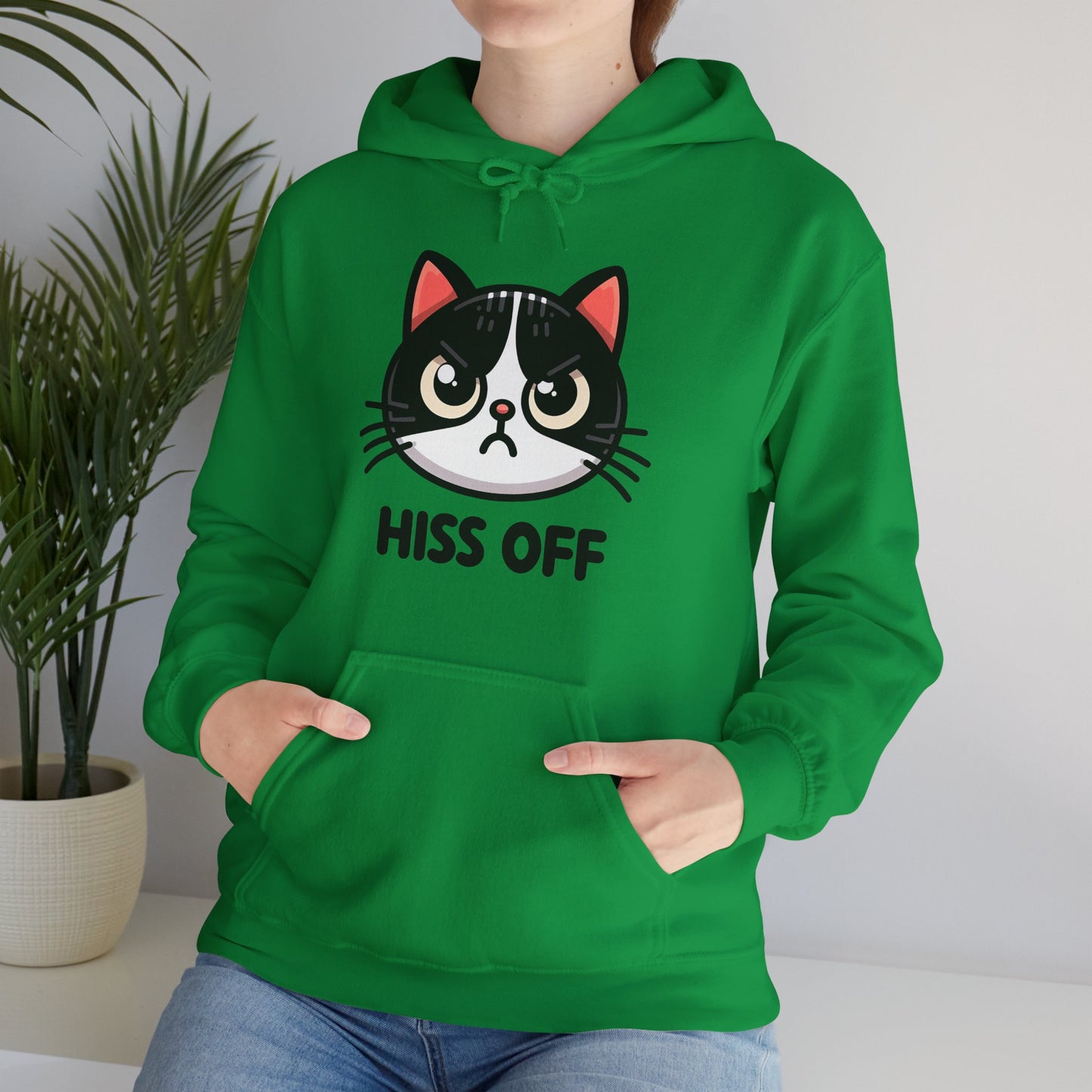 Hiss Off Gender-Neutral Hoodie