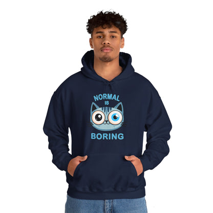 Normal is Boring Gender-Neutral Hoodie