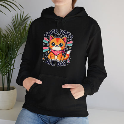 Good Vibes All Day Gender-Neutral Hoodie