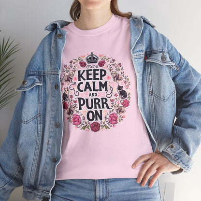 Keep Calm and Purr On T-Shirt