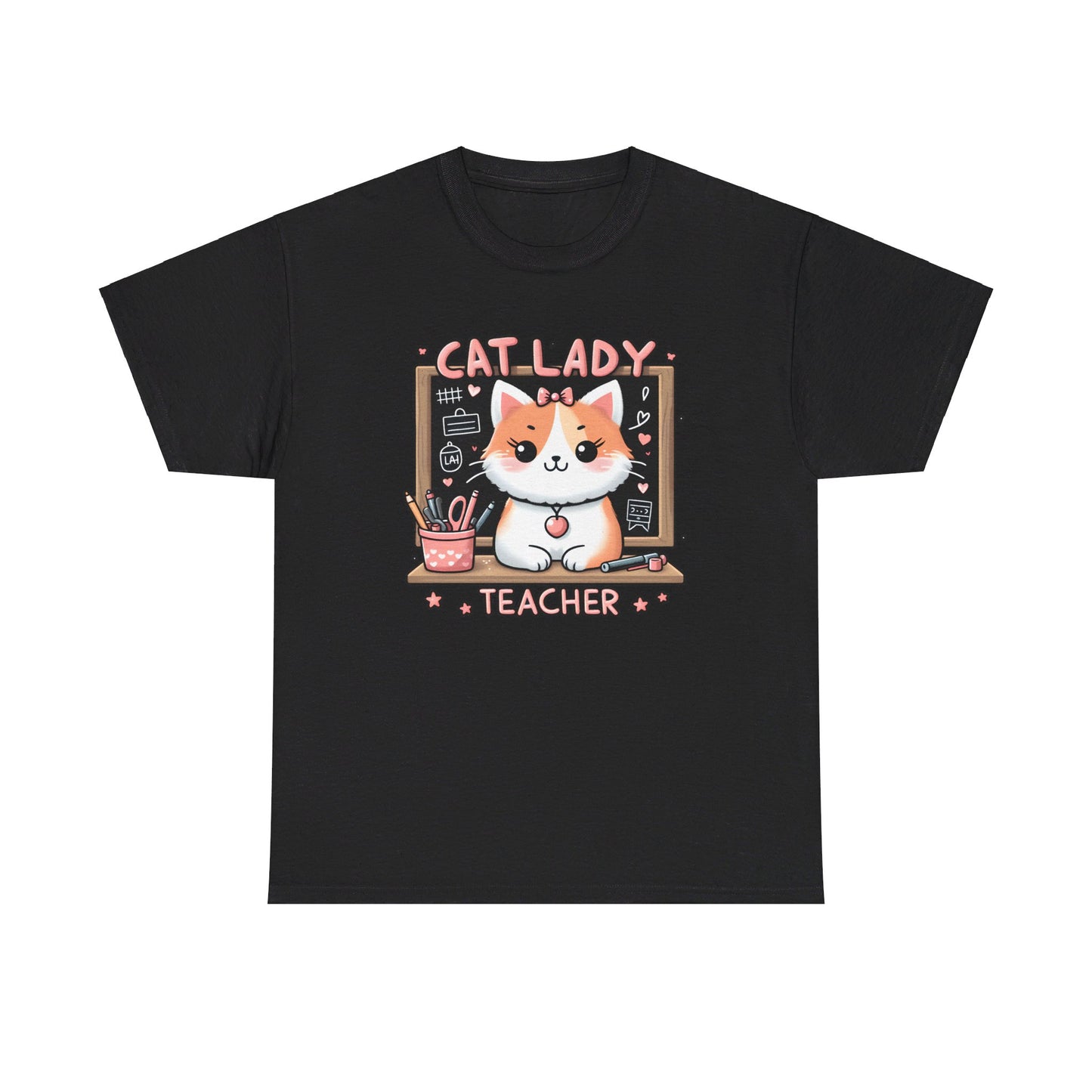 Cat Lady Teacher T-Shirt